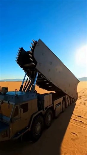 Massive Rocket Launch System in Action #missile #mlrs #rocket #military #army #defense