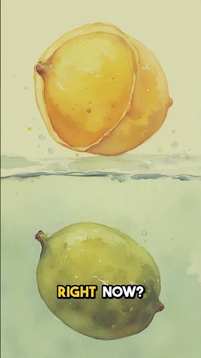 Why Lemons Float but Limes Sink