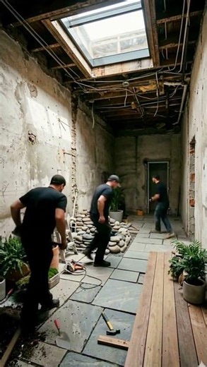 Glass Ceiling + Garden = This Happens #homedesign #luxuryhomes #aesthetic