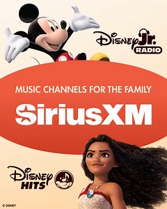 Queue up #DisneyHitsSiriusXM and #DisneyJrRadio and listen to your favorite Disney songs, perfect for the entire family. 🎶☀️🚙 Listen on SiriusXM Channels 133 and 702. | DisneyHits