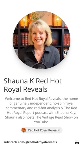 Shauna K Red Hot Royal Reveals | Substack