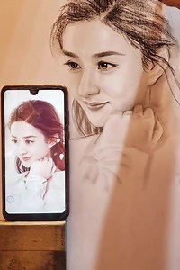 345K views · 10K reactions | Portrait painting with pencil | Amazing Nostalgia | Facebook