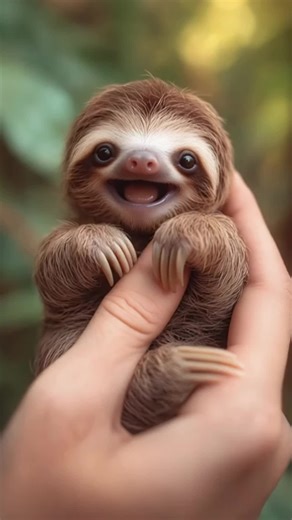 Adorable Tiny Baby Sloth Moments