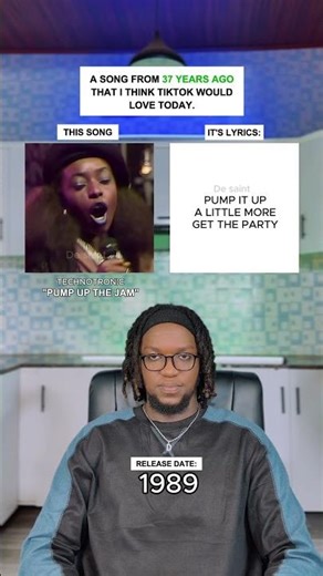 A Song From 37 Years Ago, I Think TikTok Would Love Today: Technotronic "Pump Up The Jam " #shorts