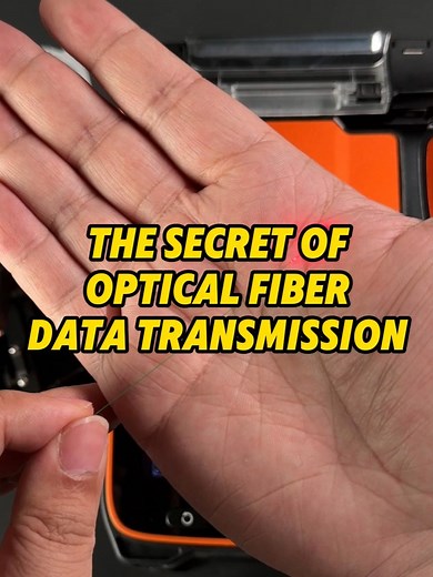 The Secret of Optical Fiber Data Transmission