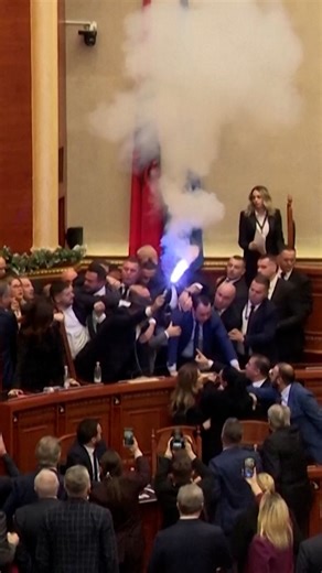 Why are there protests in Albania?