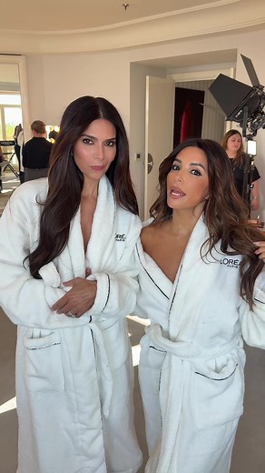 Two latinas in #cannes ☺️💖 @RoselynSanchezOfficial @L’Oréal Paris | Eva Longoria
