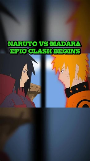 What if Naruto could turn to the dark side? His clash with Madara's epic! #anime #naruto #madara #kurama #susanoo