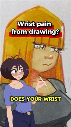 does your wrist pain for drawing too much?! #bitvoxcandylesson #bitvoxcandydraw #candyblazebtc