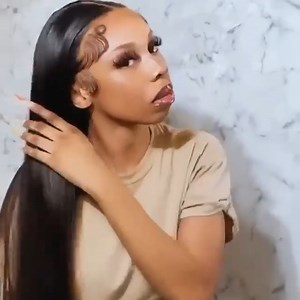 Watch straight human hair wig on Amazon Live