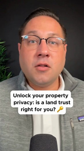 Land trusts are becoming more common as homeowners think differently about ownership. More people want privacy, clarity, and control over how their property is held. As access to personal information increases, structure matters more than ever. Learning your options helps you make confident decisions as a homeowner. Follow our account for more education on land trusts. | Land Trust Company