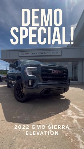 DEMO SPECIAL! 🏁📢Check out this 2022 GMC Sierra 1500 Elevation! With just over 10,000 KM, you can SAVE on this stunning new truck! 💲 Check out our website for more details, or drop by our showroom at 595 Kenmount Road to take it for a test drive! 🛻📞 709-364-4130.......#yyt #terranovatrucks #tngb #terranova #gmccanada #demospecial #gmcsierraelevation #neegenerationsierra #trucklover #nl