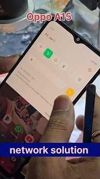 OPPO A15 NETWORK PROBLEM SOLUTION || 4G NETWORK SOLUTION || NO NETWORK COVERAGE AREA #network