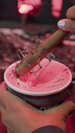 don't actually try to eat ice cream with steve's bat ok?