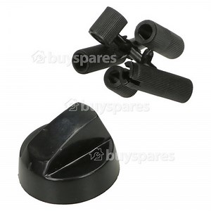 Multifit Cooker Control Knob, Black, 42mm