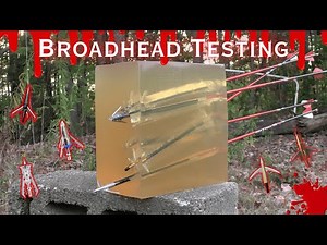 Broadhead Testing - What Broadheads Are Best?- (VERY SURPRISING RESULTS)