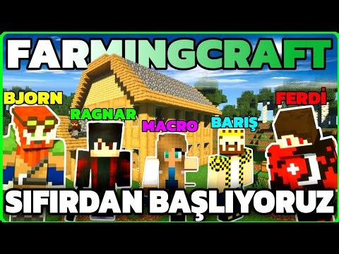 FARMING CREW IS STARTING IN MINECRAFT BUT FROM SCRATCH ● WE BUILT OUR FIRST HOUSE ❗️ minecraft