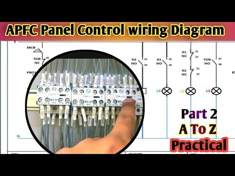 APFC Panel Control wiring With Practical Part 2 ll A2Z ll PF 0.8 to 1 control #apfc #powerfactor