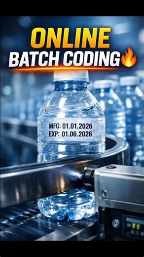 Online Batch Coding System 🔥 MFG & EXP Date Printing in Water Plant