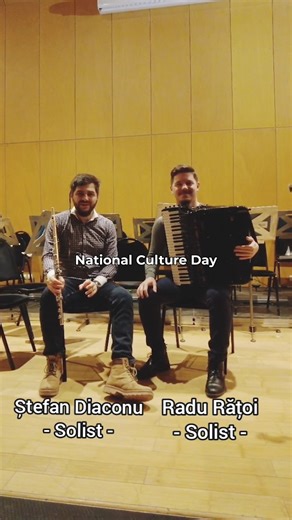 🇷🇴 A musical celebration in Bacău! 🎶 On National Culture Day, MoldoDuo invites you to an Romanian sounds reimagined through an exciting concert that blends tradition, color, and virtuosity. In the spotlight: ✨ George Enescu – Romanian Rhapsodies No. 1 & 2 ✨ Theodor Rogalski – Three Romanian Dances ✨ Paul Pintilie – The Musical Tourist On stage: 🎹 Radu Ratoi – accordion 🪈 Stefan Diaconu – flute 🎼 @valentin.doni – conductor 🎻 Chamber Orchestra of Filarmonica Mihail Jora Bacău 🗓 January 15 