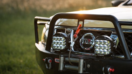 Auxbeam V-Max LED pod lights for night trails