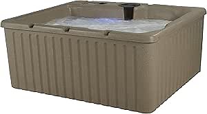 Essential Hot Tubs 14-Jet 2020 Newport Hot Tub, Seats 3-4, Cobblestone