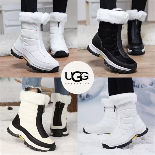 UGG™ Women’s Winter Snow Boots – Warm Plush, Non-Slip, Zipper Stay warm and stylish all winter long with these cozy snow boots. Designed with soft plush lining to keep your feet comfortable in cold weather, and a non-slip rubber sole for safe walking on snowy or wet surfaces. The convenient side zipper makes them easy to put on and take off-perfect for daily wear and outdoor activities. Key Features: ✔ Warm plush lining for cold protection ✔ Non-slip outsole for stable walking ✔ Easy zipper clos