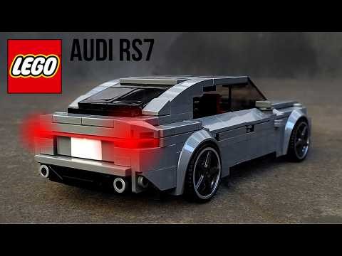 LEGO Audi RS7 MOC Tutorial | Fits 4 Minifigures