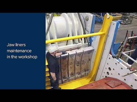 Eccentric Roll Crusher ERC® - Jaw liner maintenance