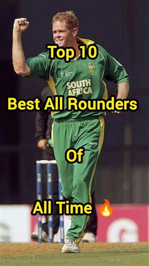Top 10 Best All Rounders Of All Time 🔥 #cricket #top10 #shortsfeed
