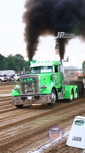 "Mining Mayhem" Cyclone Diesel Performance Pro Stock Semi trucking down the track at Dragway 42 - OSTPA - Pro Pulling League - #OSTPApull #ProPulling #Trucking #BigRig | JP Pulling Productions
