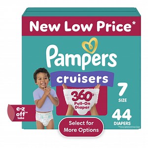 Pampers Cruisers 360 Baby Diapers Size 7, 44 Count (Select for More Options)