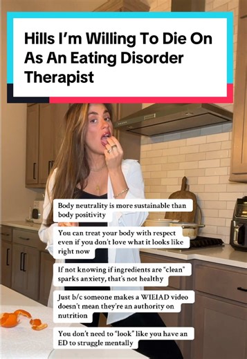 Key Principles from an Eating Disorder Therapist