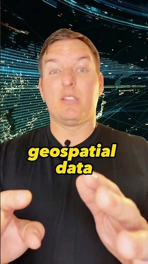 🌍 ✅Geospatial Data EXPLAINED by GIS Expert #data #maps #shorts