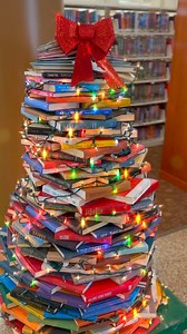 Bringing the joy of reading to the holiday season! 📚 The Main Library’s book tree is back! ✨ Have you decorated for the holidays? 🎄 • #checkoutbcpl #boonelibrary #booktree #christmas #chirstmastree #happyholidays #holidaydecor #winterseason #librarydecor #librarylife #libraryreels #bookstagram #jinglebellrock | Boone County Public Library