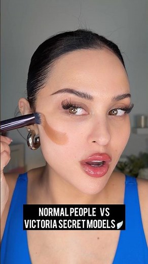 Normal People vs Victoria Secret Model Makeup l Christen Dominique