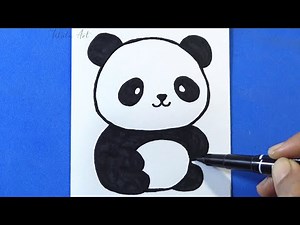 How to Draw a Cute Panda | Easy Step by Step