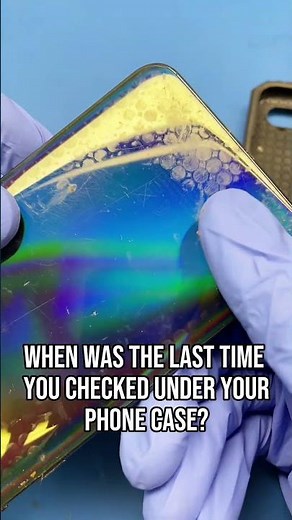 Go take your phone case off 👀 #satisfying #cleaning