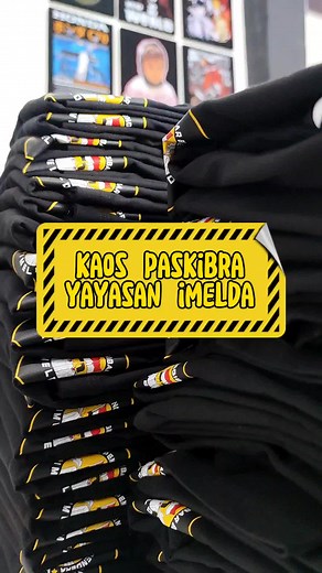 Proses Pengerjaan Kaos PASKIBRA - Visual Store Rantauprapat