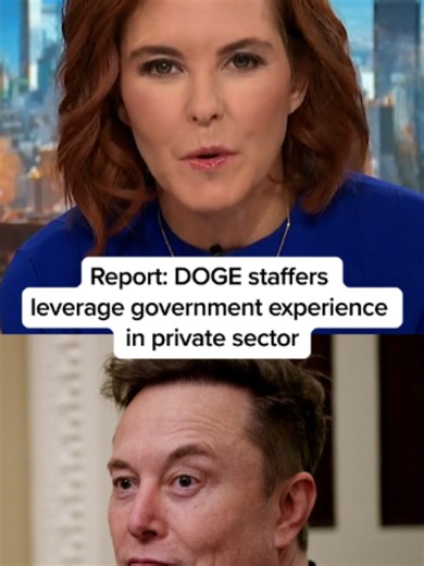 New analysis from The Washington Post reveals that roughly two dozen former DOGE staffers have now become founders, CEOs or other senior executives, amassing large stakes in start-ups looking to win government contracts or approval. Stephanie Ruhle breaks it down. #doge #elonmusk #federalgovernment #ceo