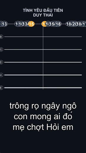 TÌNH YÊU ĐẦU TIÊN - DUY THÁI #guitar_tutorial #guitartutorial