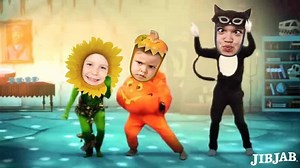 Don't freak out, but there's a gang of giddy ghouls on the loose! Have a super-freaky Halloween when you cast yourself and four friends. | JibJab