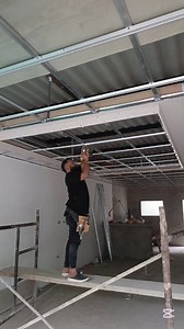 Estructura para cielo raso y figura en Drywall 🫡 | Diseños en Drywall
