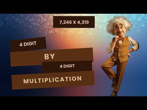 4-Digit by 4-Digit Multiplication (Step-by-Step Guide)
