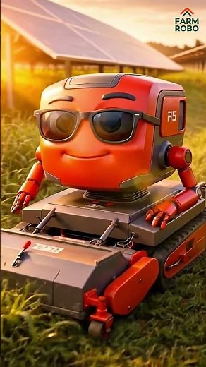 The Ultimate Remote-operated electric Robot for Solar Farms & Orchards | FarmRobo R5⚡