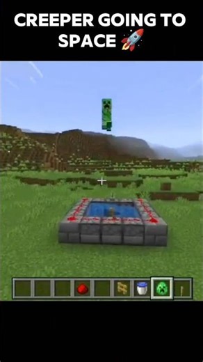 Creeper hack 🤒 #shorts #minecraft