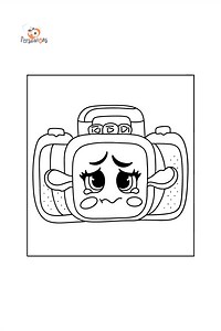 Colouring page Moji Pops Amy ♥ Online and Print for Free!