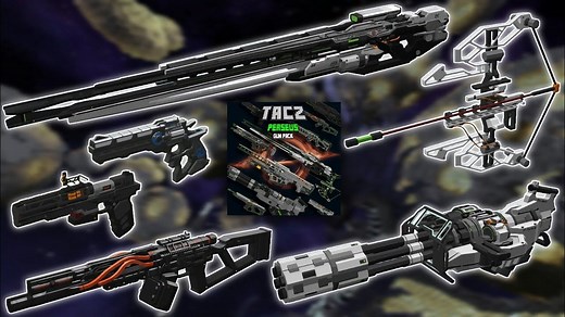 《Minecraft TaCZ Perseus 枪械模组包 v0.41 全武器展示🔫｜未来科技，火力升级！》