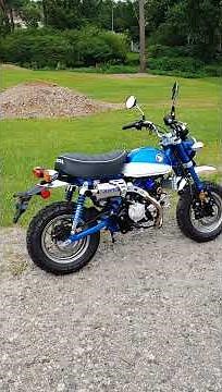 Bone Stock 2021 Honda Monkey to a GromFatherz 186cc BBK 4 Valve, 5 speed.