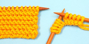 How to Hold Yarn and Knit Stitches in Eastern Knitting - 10 rows a day